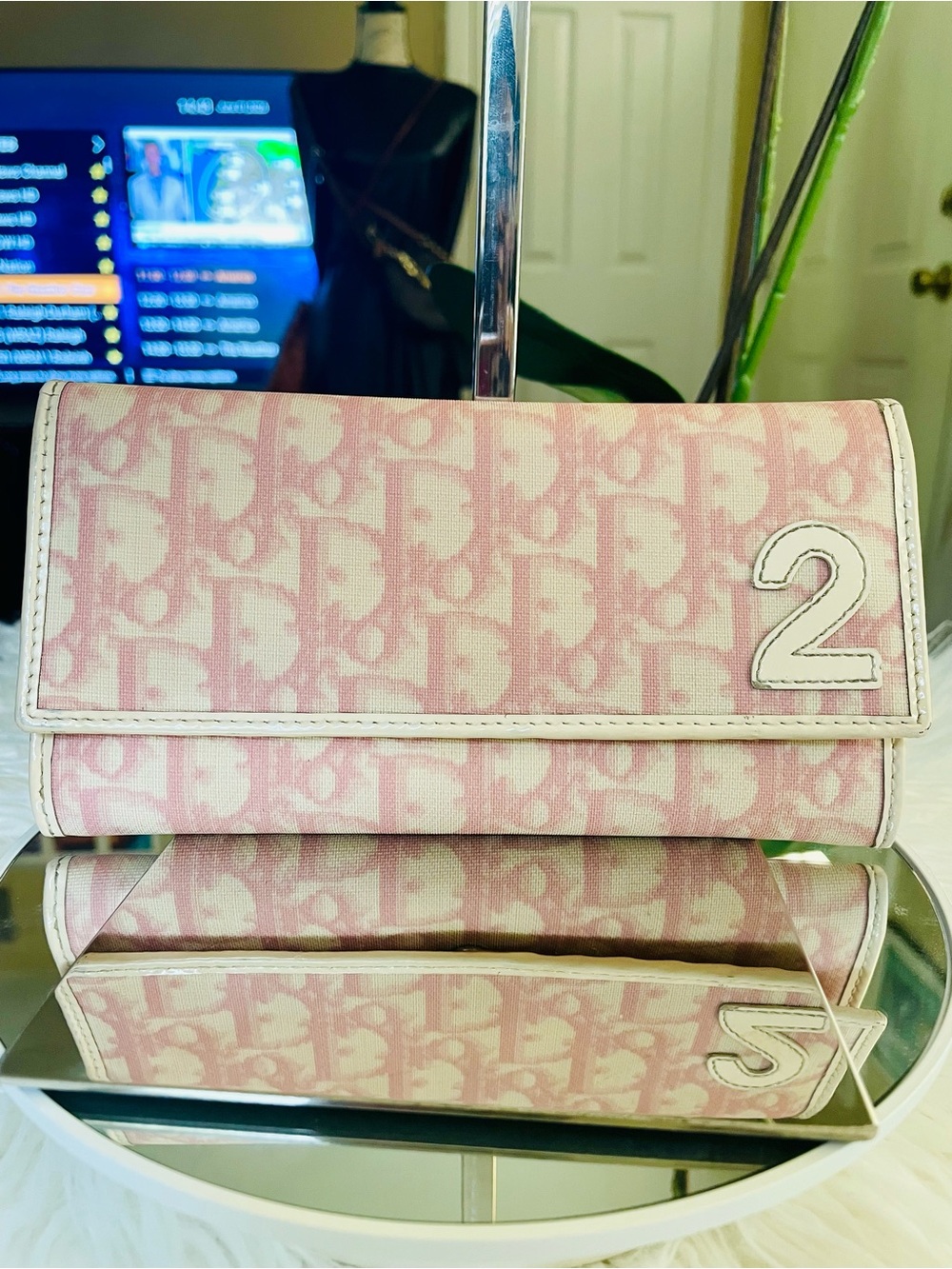Dior Monogram Canvas Wallet